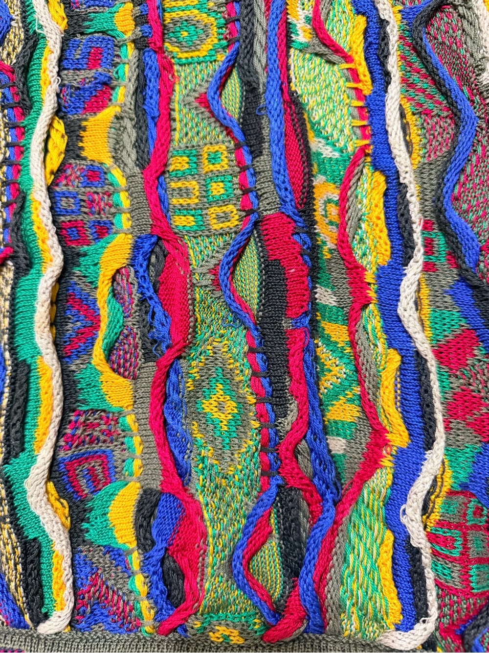 Vintage COOGI Crewneck Sweater Large Men's Multicolor Y2K Streetwear - Picture 12 of 12